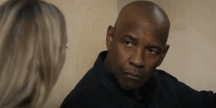 Denzel Washington and Dakota Fanning in The Equalizer 3 (2023)