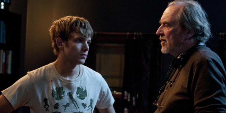 Wes Craven and Max Thieriot in My Soul to Take (2010)