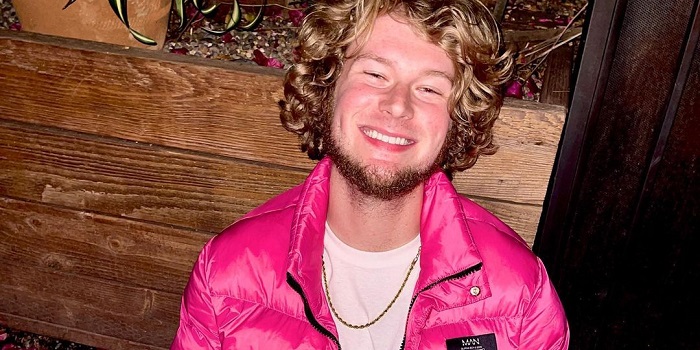 Yung Gravy in a Pink jacket