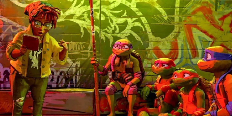 Ayo Edeberi in Teenage Mutant Ninja Turtles