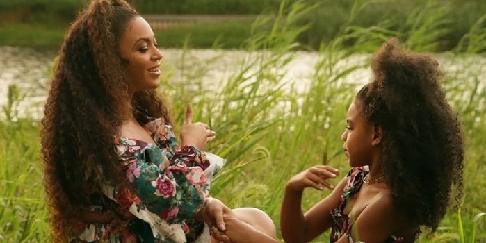 Beyonce and Daughter in 'Brown Skin Girl'