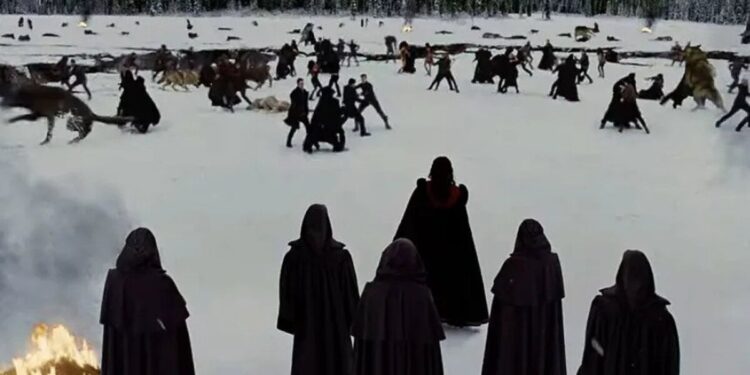 Breaking Dawn Big Battle Scene