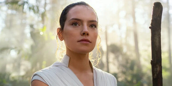 Daisy Ridley as Rey in Star Wars