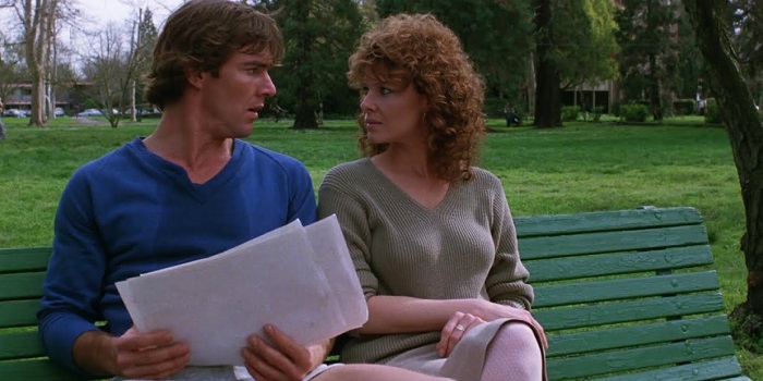 Dennis Quaid and Kate Capshaw in Dreamscape