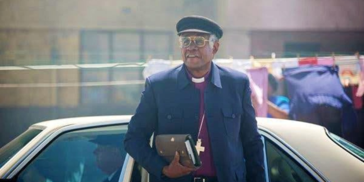 Forest Whitaker as Desmond Tutu in The Forgiven