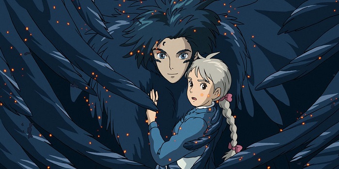 Howl and Sophie in Howl's Moving Castle