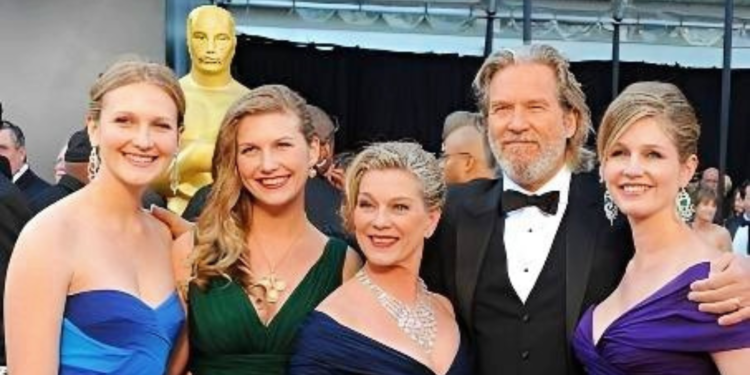 Jeff Bridges and his family