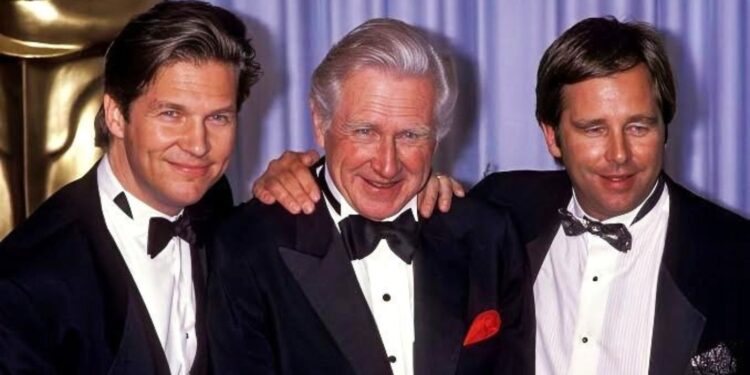 Jeff Bridges and his father and brother