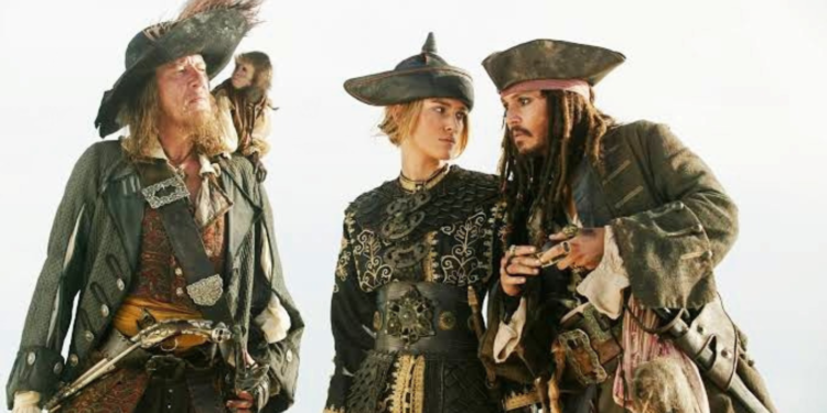 Keira Knightley in Pirates of the Caribbean: At World's End