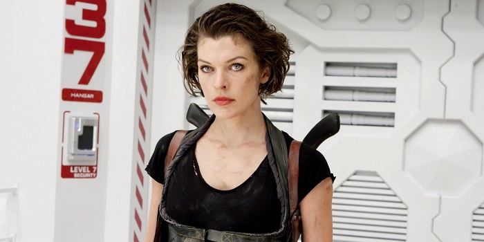 Milla Jovovich in Resident Evil