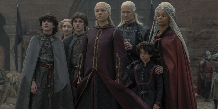 Rhaenyra and Her Family in HOTD