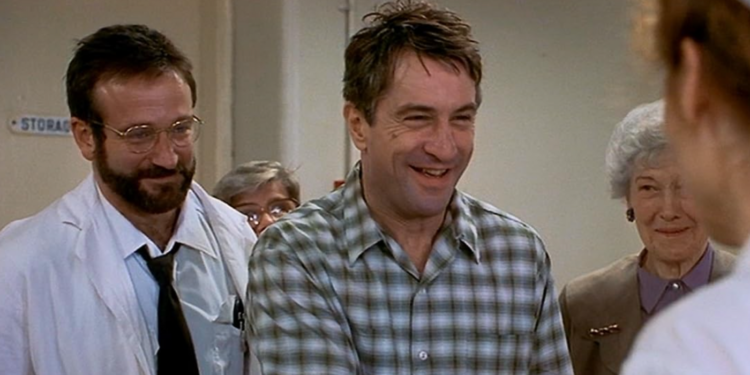 Robert De Niro and Robin Williams in Awakenings (1990)