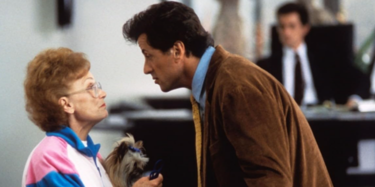 Sylvester Stallone and Estelle Getty in Stop! Or My Mom Will Shoot (1992)