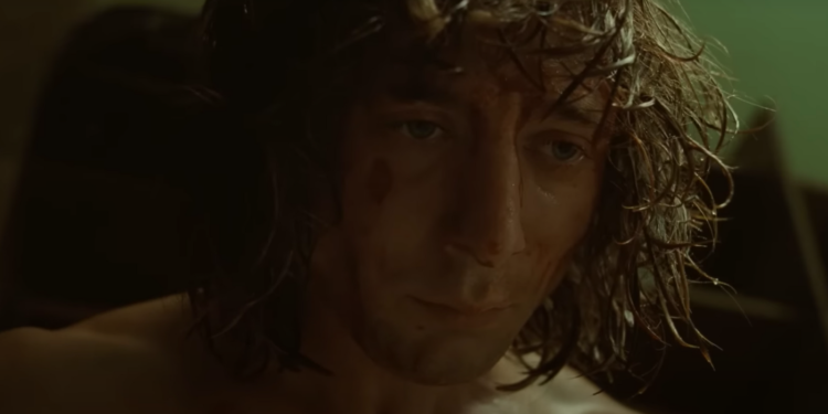 Jeremy Allen White as Kerry Von Erich in The Iron Claw