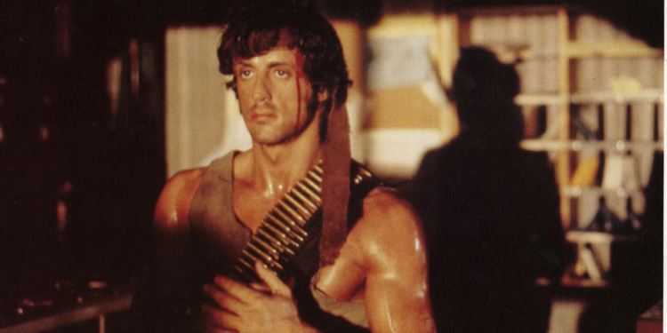 Sylvester Stallone as John Rambo in First Blood