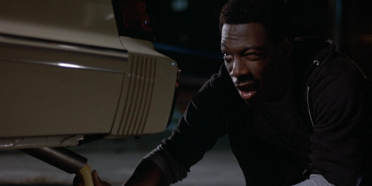 Eddie Murphy in Screengrab from Beverly Hills Cop (1984)