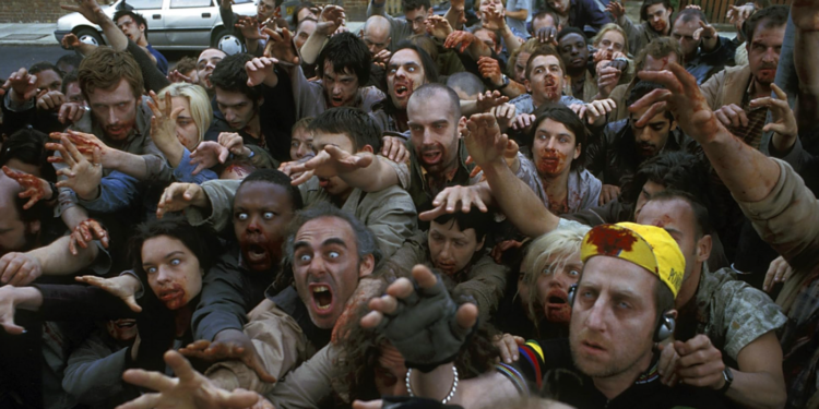 Michael Smiley and Extras in Shaun of the Dead (2004)