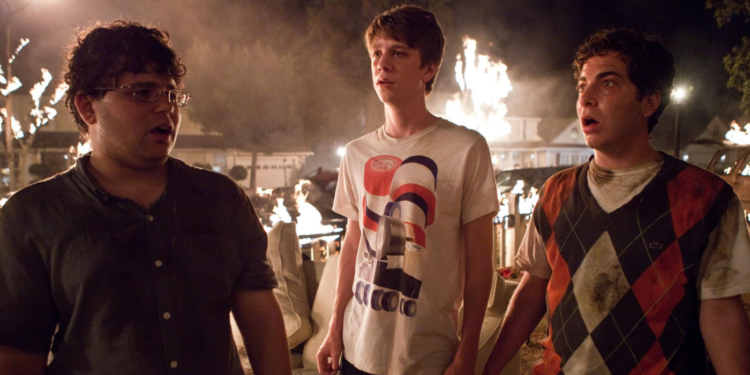 Thomas Mann, Oliver Cooper, and Jonathan Daniel Brown in Project X (2012)