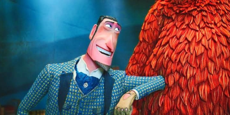 Hugh Jackman as Sir Lionel Frost in Missing Link