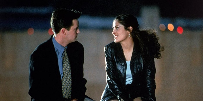 Matthew Perry and Salma Hayek in Fools Rush In