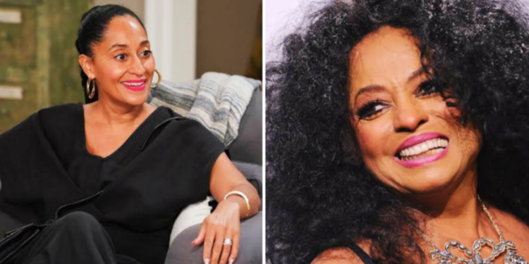 Tracee Ellis Ross and Diana Ross