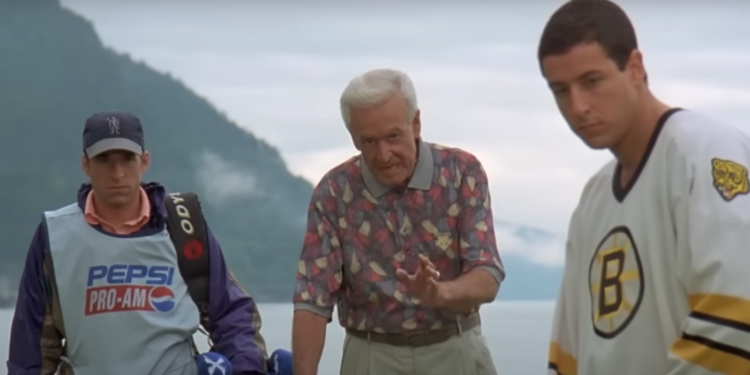 Bob Barker and Adam Sandler in Happy Gilmore (1996)