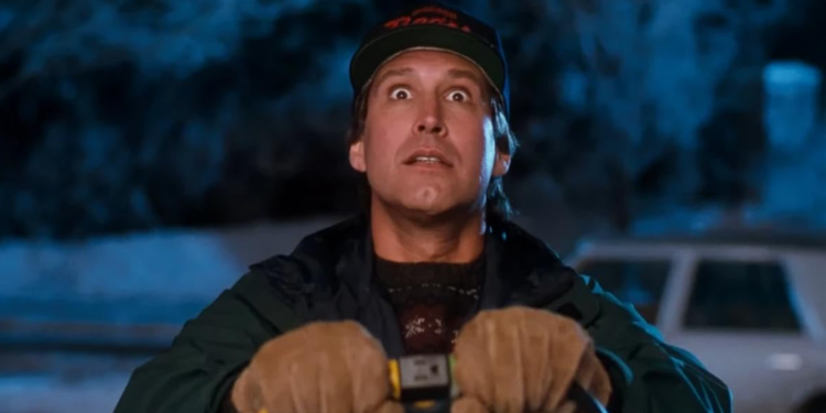 Chevy Chase in National Lampoon's Christmas Vacation (1989)