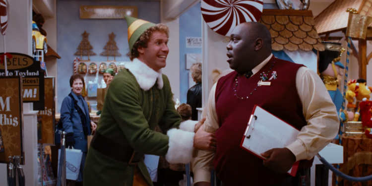 Will Ferrell and Faizon Love in Elf (2003)