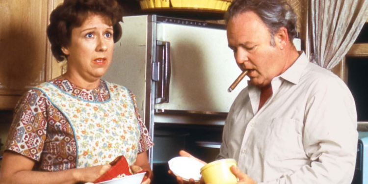 Carroll O'Connor and Jean Stapleton in All in the Family (1971)