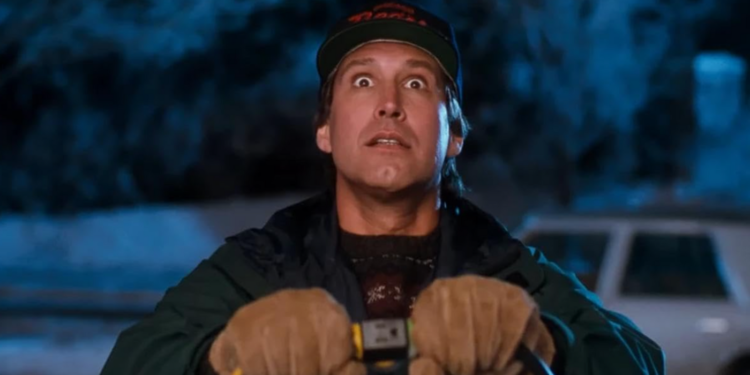 Chevy Chase in National Lampoon's Christmas Vacation (1989)