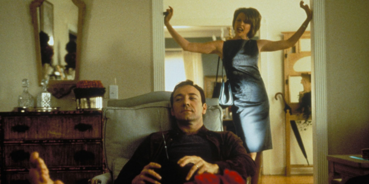 Kevin Spacey and Annette Bening in American Beauty (1999)