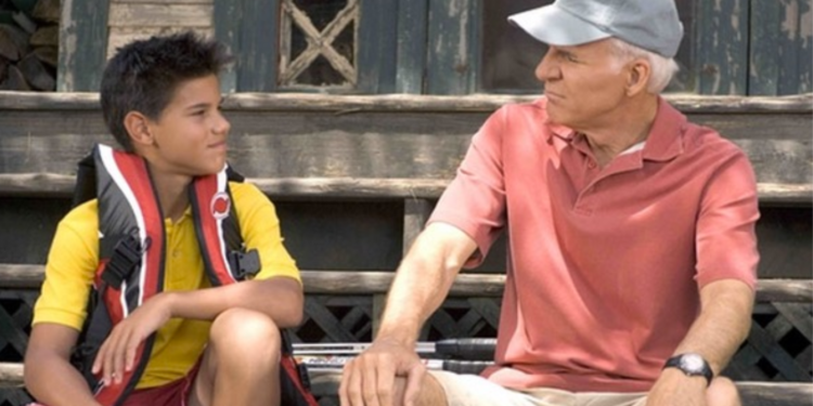 Taylor Lautner and Steve Martin in Cheaper by the Dozen 2 (2005)