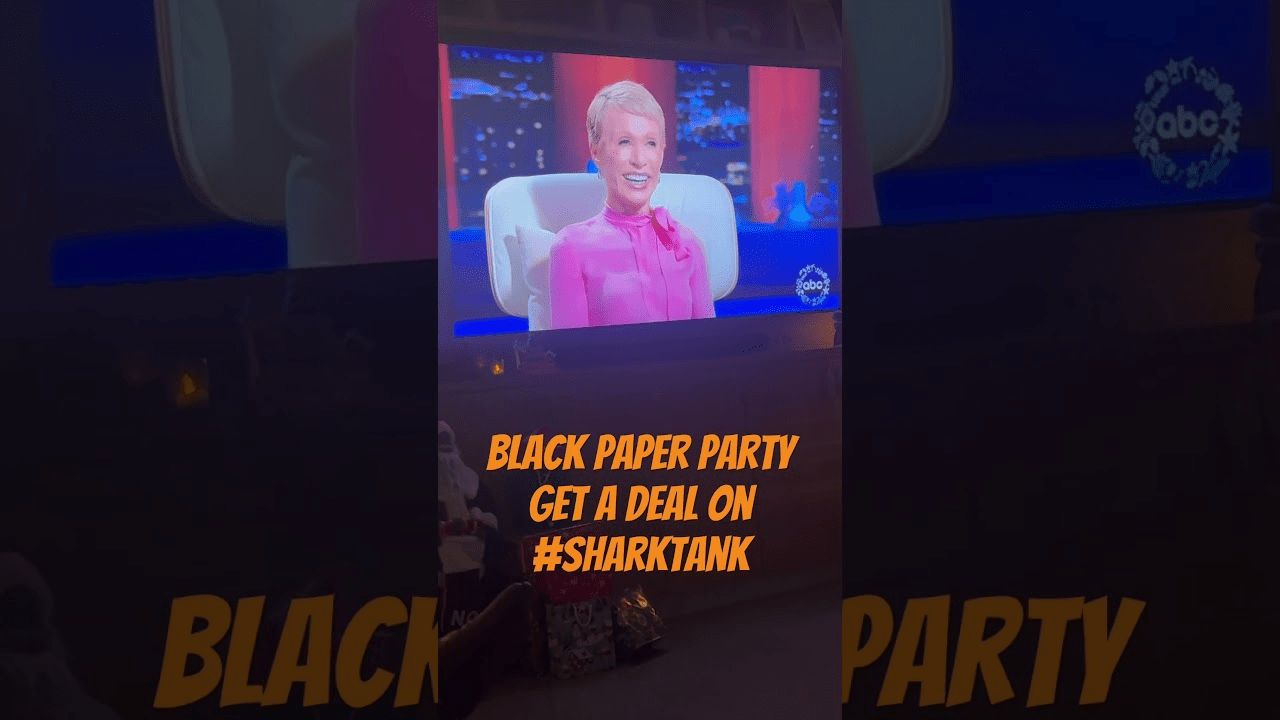 Black Paper Party pitch on Shark Tank 5 Reasons Black Paper Party Thrived on Shark Tank
