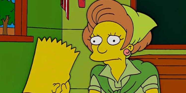 Edna Krabappel in The Simpsons