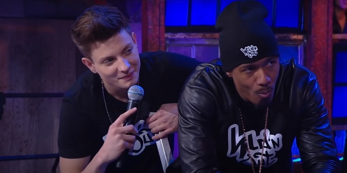 Matt Rife and Nick Cannon on the show