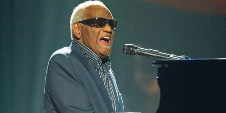 Ray Charles performing