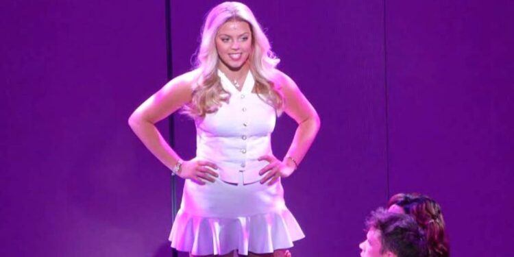 Renee Rapp in Mean Girls stage play