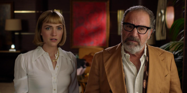 Mandy Patinkin and Violett Beane in Death and Other Details (2024)