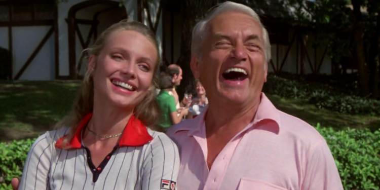 Ted Knight and Cindy Morgan in Caddyshack (1980)