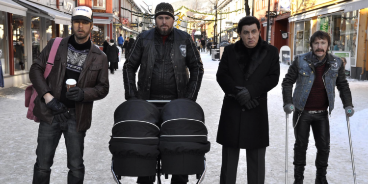 Steven Van Zandt, Trond Fausa, Tommy Karlsen, and Robert Skjærstad in Lilyhammer (2012)