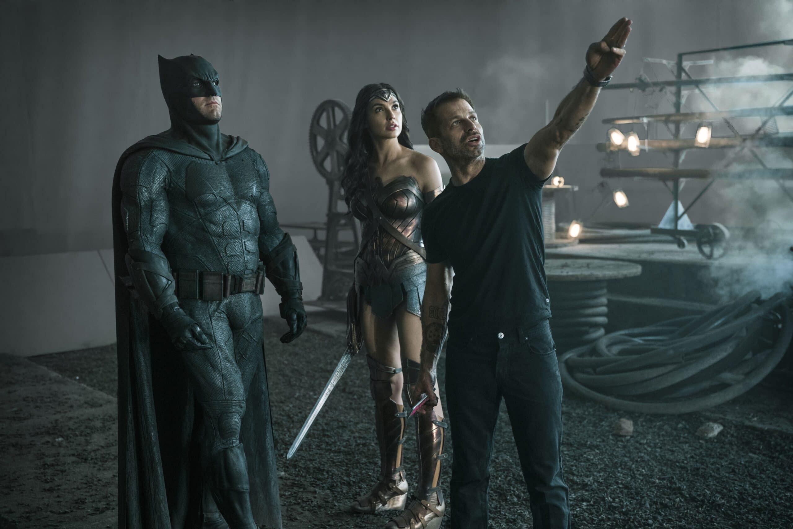 Zack Snyder with Justice League cast How Much Zack Snyder Made From the Justice League Snyder Cut