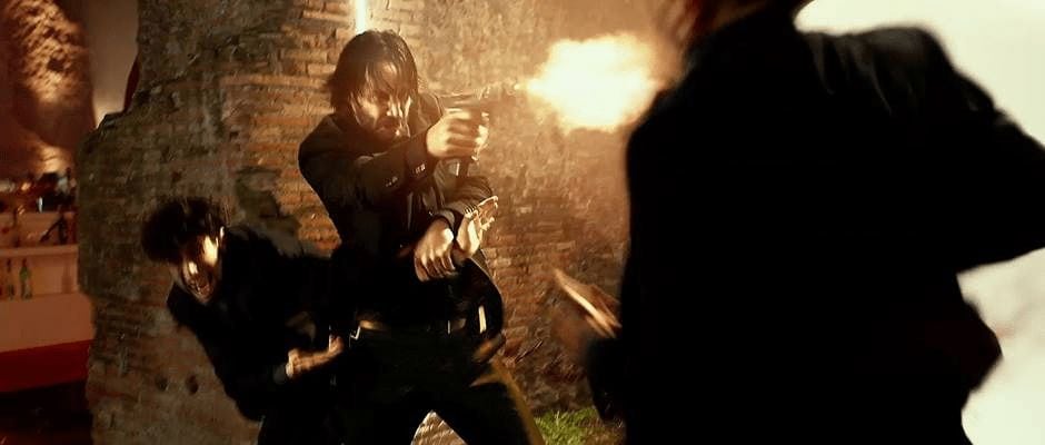 John Wick catacombs shootout scene John Wick’s 5 Most Thrilling Battles, Ranked