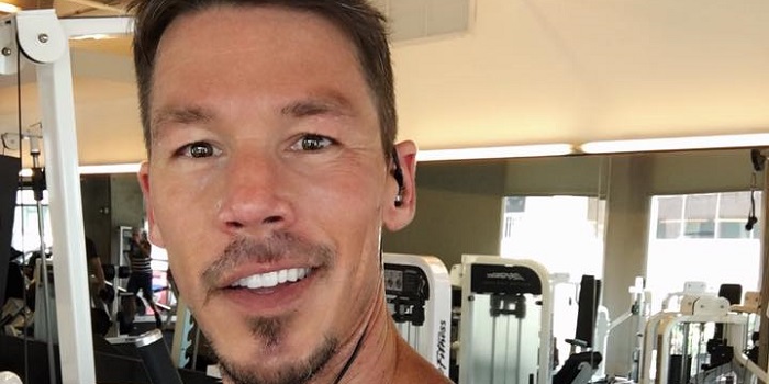 Bromstad at the gym