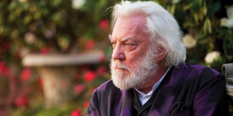 Donald Sutherland in The Hunger Games: Mockingjay - Part 1