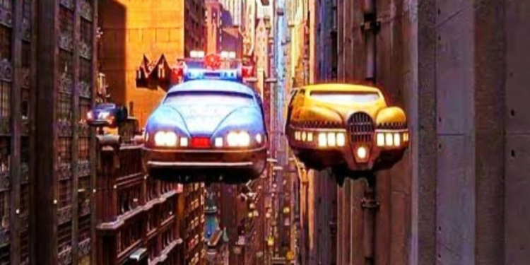 Flying Cars in Fifth Element (1997)