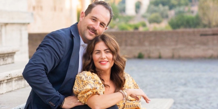 Justin Pasutto and Jillian Harris