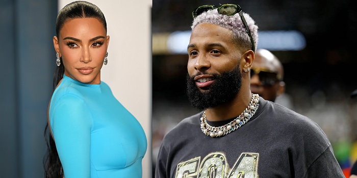 Kim Kardashian and Odell Beckham Jr