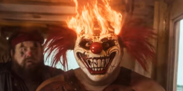 Sweet Tooth on fire in Twisted Metal TV series