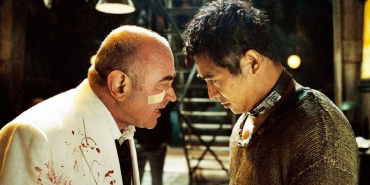 Jet Li and Bob Hoskins in Unleashed