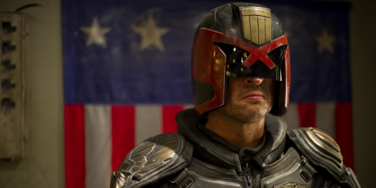 Karl Urban in Dredd (2012)